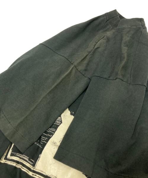 USED（USED）USED (USED) プリントTシャツ ブラック サイズ:FREEの古着・服飾アイテム
