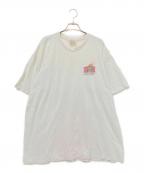 NIKEナイキ）の古着「JORDAN プリントTシャツ」｜ホワイト×レッド