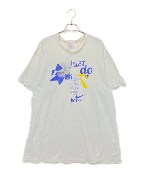NIKE（ナイキ）NIKE (ナイキ) プリントTシャツ ホワイト×ブルー サイズ:下記参照の古着・服飾アイテム