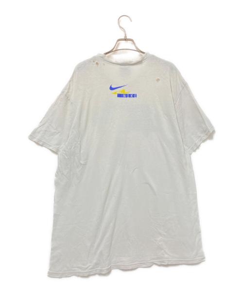NIKE（ナイキ）NIKE (ナイキ) プリントTシャツ ホワイト×ブルー サイズ:下記参照の古着・服飾アイテム