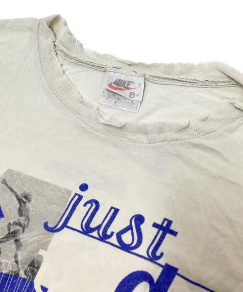 NIKE（ナイキ）NIKE (ナイキ) プリントTシャツ ホワイト×ブルー サイズ:下記参照の古着・服飾アイテム