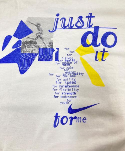 NIKE（ナイキ）NIKE (ナイキ) プリントTシャツ ホワイト×ブルー サイズ:下記参照の古着・服飾アイテム