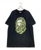 A BATHING APEアベイシングエイプ）の古着「プリントTシャツ」｜ブラック×グリーン