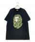 A BATHING APE（アベイシングエイプ）の古着「プリントTシャツ」｜ブラック×グリーン