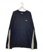 stussyステューシー）の古着「ロングスリーブTシャツ」｜ブラック