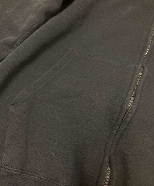 A BATHING APE（アベイシングエイプ）A BATHING APE (アベイシングエイプ) ジップパーカー ブラック×ホワイト サイズ:2XLの古着・服飾アイテム