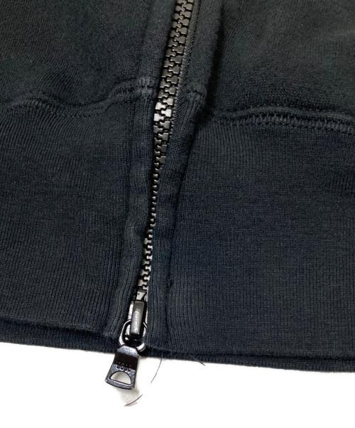 A BATHING APE（アベイシングエイプ）A BATHING APE (アベイシングエイプ) ジップパーカー ブラック×ホワイト サイズ:2XLの古着・服飾アイテム
