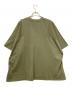 AMBERGLEAM (アンバーグリーム) ロゴTシャツ オリーブ×オレンジ サイズ:M 未使用品：5000円