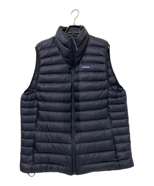 Patagonia（パタゴニア）Patagonia (パタゴニア) ダウンベスト ネイビー サイズ:Lの古着・服飾アイテム