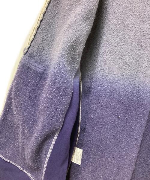 Champion REVERSE WEAVE（チャンピオン リバース ウィーブ）Champion REVERSE WEAVE (チャンピオン リバース ウィーブ) 復刻 フェード加工ジップパーカー ネイビー×グレー サイズ:XLの古着・服飾アイテム