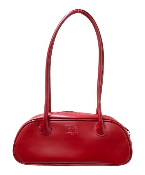 MARITHE+FRANCOIS GIRBAUD（マリテフランソワジルボー）MARITHE+FRANCOIS GIRBAUD (マリテフランソワジルボー) CLASSIC LOGO BOWLING BAG レッド サイズ:下記参照の古着・服飾アイテム