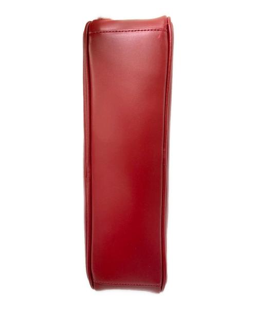 MARITHE+FRANCOIS GIRBAUD（マリテフランソワジルボー）MARITHE+FRANCOIS GIRBAUD (マリテフランソワジルボー) CLASSIC LOGO BOWLING BAG レッド サイズ:下記参照の古着・服飾アイテム