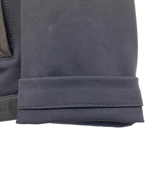 EMMETI（エンメティ）EMMETI (エンメティ) JURIXレザー切替ジャケット ブラック サイズ:46の古着・服飾アイテム