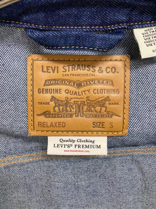 LEVI'S PReMIUM（リーバイス プレミアム）LEVI'S PReMIUM (リーバイス プレミアム) TYPE I トラッカージャケット セルビッジ インディゴ サイズ:Sの古着・服飾アイテム