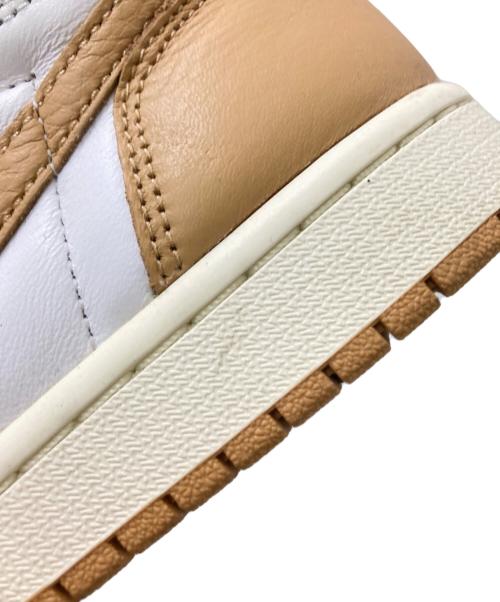 NIKE（ナイキ）NIKE (ナイキ) WMNS AIR JORDAN 1 RETRO HIGH OG ベージュ×オレンジ サイズ:23.0cmの古着・服飾アイテム