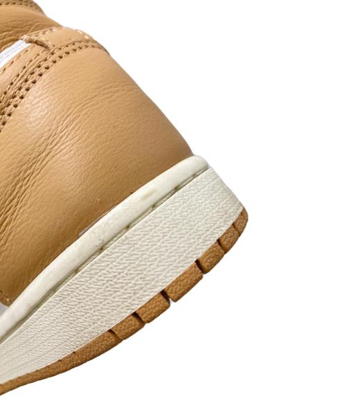 NIKE（ナイキ）NIKE (ナイキ) WMNS AIR JORDAN 1 RETRO HIGH OG ベージュ×オレンジ サイズ:23.0cmの古着・服飾アイテム