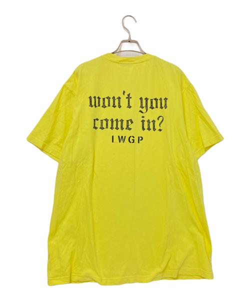 MEDICOM TOY LIFE ENTERTAINMENT（メディコムトイ・ライフエンターテイメント）MEDICOM TOY LIFE ENTERTAINMENT (メディコムトイ・ライフエンターテイメント) プリントTシャツ イエロー×ブラック サイズ:XLの古着・服飾アイテム