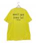 MEDICOM TOY LIFE ENTERTAINMENT (メディコムトイ・ライフエンターテイメント) プリントTシャツ イエロー×ブラック サイズ:XL：4000円