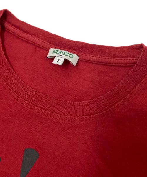 KENZO（ケンゾー）KENZO (ケンゾー) Eye Shirt in Deep Red in Cherry レッド サイズ:Sの古着・服飾アイテム