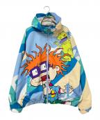 MEMBERS ONLY×NICKELODEONメンバーズオンリー×ニコロデオン）の古着「フーデッドジャケット」｜マルチカラー