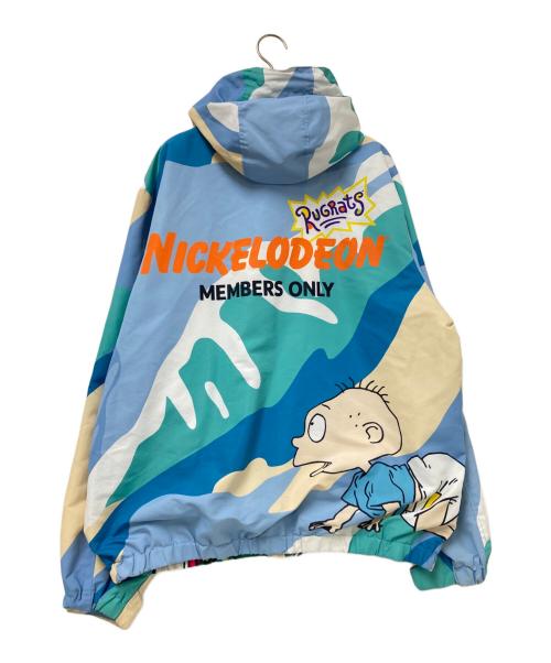 MEMBERS ONLY（メンバーズオンリー）MEMBERS ONLY (メンバーズオンリー) NICKELODEON (ニコロデオン) フーデッドジャケット マルチカラー サイズ:XLの古着・服飾アイテム