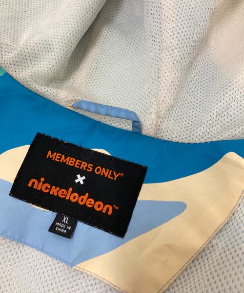 MEMBERS ONLY（メンバーズオンリー）MEMBERS ONLY (メンバーズオンリー) NICKELODEON (ニコロデオン) フーデッドジャケット マルチカラー サイズ:XLの古着・服飾アイテム