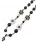 SHANE GONZALES（シェーン・ゴンザレス）の古着「FLOWER ANARCHY NECKLACE」｜ブラック×ホワイト