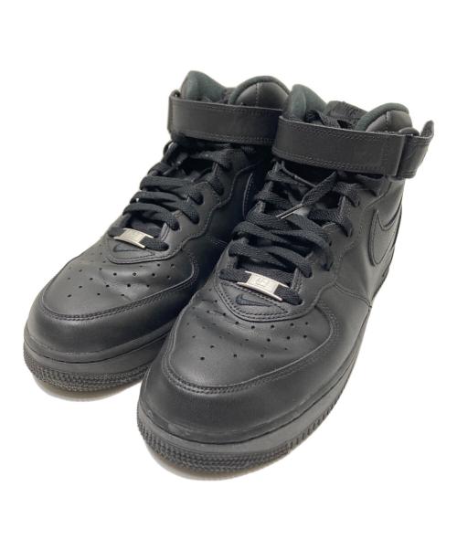 NIKE（ナイキ）NIKE (ナイキ) SUPREME (シュプリーム) AIR FORCE 1 MID SP ブラック サイズ:27.0cmの古着・服飾アイテム