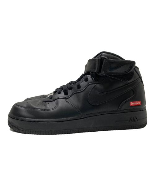 NIKE（ナイキ）NIKE (ナイキ) SUPREME (シュプリーム) AIR FORCE 1 MID SP ブラック サイズ:27.0cmの古着・服飾アイテム