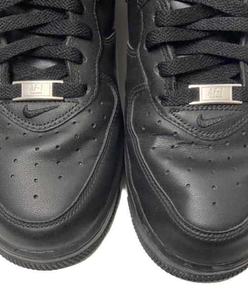 NIKE（ナイキ）NIKE (ナイキ) SUPREME (シュプリーム) AIR FORCE 1 MID SP ブラック サイズ:27.0cmの古着・服飾アイテム
