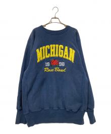Champion REVERSE WEAVE（チャンピオン リバース ウィーブ）の古着「90s MICHIGAN スウェット」｜ネイビー