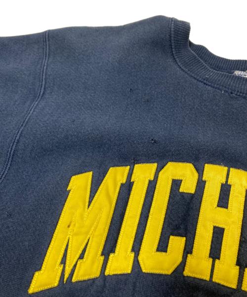 Champion REVERSE WEAVE（チャンピオン リバース ウィーブ）Champion REVERSE WEAVE (チャンピオン リバース ウィーブ) 90s MICHIGAN スウェット ネイビー サイズ:XLの古着・服飾アイテム