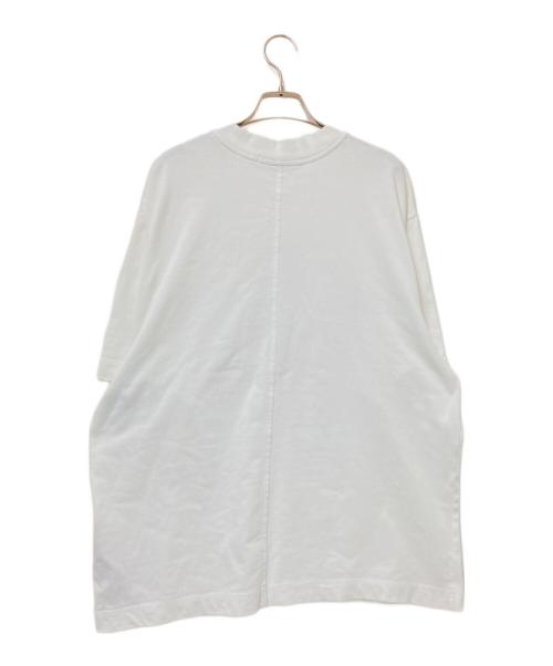 Calvin Klein Jeans（カルバンクラインジーンズ）Calvin Klein Jeans (カルバンクラインジーンズ) プレミアムモノロゴTシャツ ホワイト サイズ:Mの古着・服飾アイテム