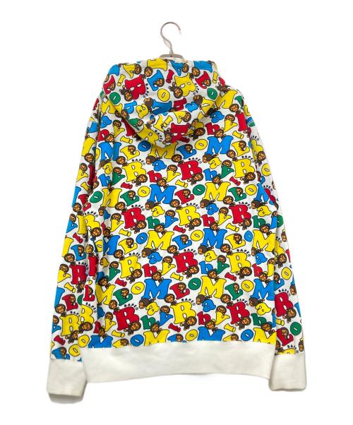 A BATHING APE（アベイシングエイプ）A BATHING APE (アベイシングエイプ) Baby Milo Alphabet Pulloverパーカー マルチカラー サイズ:2XLの古着・服飾アイテム