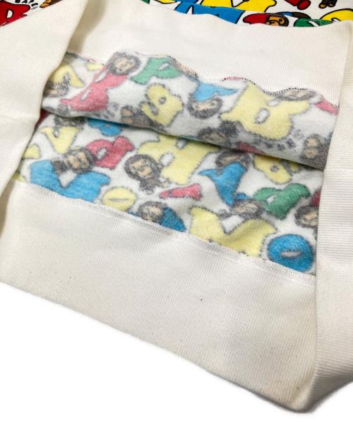 A BATHING APE（アベイシングエイプ）A BATHING APE (アベイシングエイプ) Baby Milo Alphabet Pulloverパーカー マルチカラー サイズ:2XLの古着・服飾アイテム