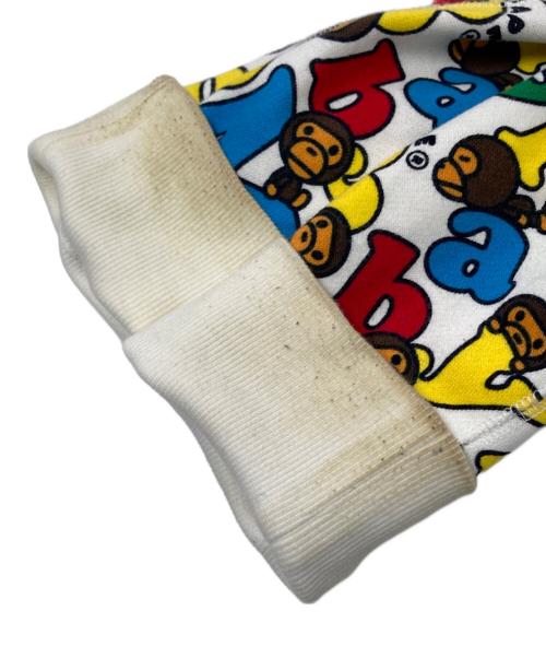 A BATHING APE（アベイシングエイプ）A BATHING APE (アベイシングエイプ) Baby Milo Alphabet Pulloverパーカー マルチカラー サイズ:2XLの古着・服飾アイテム