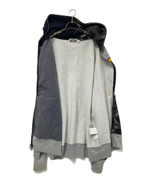 A BATHING APE（アベイシングエイプ）A BATHING APE (アベイシングエイプ) BATMAN (バットマン) ジップパーカー グレー×ブラック サイズ:2XLの古着・服飾アイテム