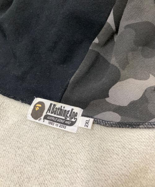 A BATHING APE（アベイシングエイプ）A BATHING APE (アベイシングエイプ) BATMAN (バットマン) ジップパーカー グレー×ブラック サイズ:2XLの古着・服飾アイテム