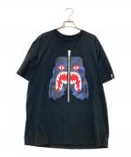 A BATHING APEアベイシングエイプ）の古着「プリントTシャツ」｜ブラック