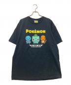 A BATHING APE×pokemonアベイシングエイプ×ポケモン）の古着「プリントTシャツ」｜ブラック