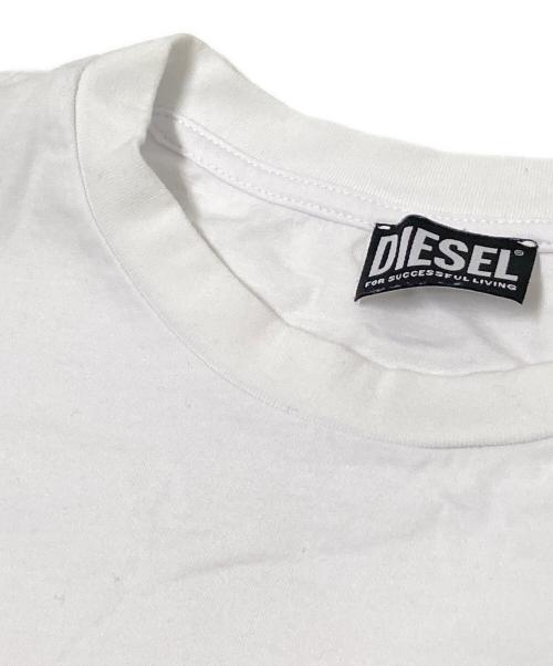 DIESEL（ディーゼル）DIESEL (ディーゼル) Tシャツ ホワイト サイズ:XLの古着・服飾アイテム
