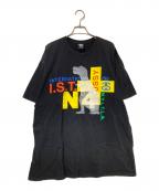 stussyステューシー）の古着「プリントTシャツ」｜ブラック