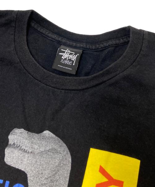 stussy（ステューシー）stussy (ステューシー) プリントTシャツ ブラック サイズ:XLの古着・服飾アイテム