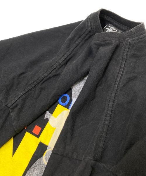 stussy（ステューシー）stussy (ステューシー) プリントTシャツ ブラック サイズ:XLの古着・服飾アイテム