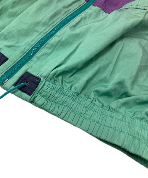 NIKE（ナイキ）NIKE (ナイキ) スタンドカラージャケット パープル×グリーン サイズ:Lの古着・服飾アイテム