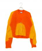 DIESELディーゼル）の古着「カーディガン」｜イエロー×オレンジ