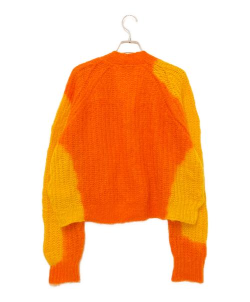 DIESEL（ディーゼル）DIESEL (ディーゼル) カーディガン イエロー×オレンジ サイズ:Mの古着・服飾アイテム