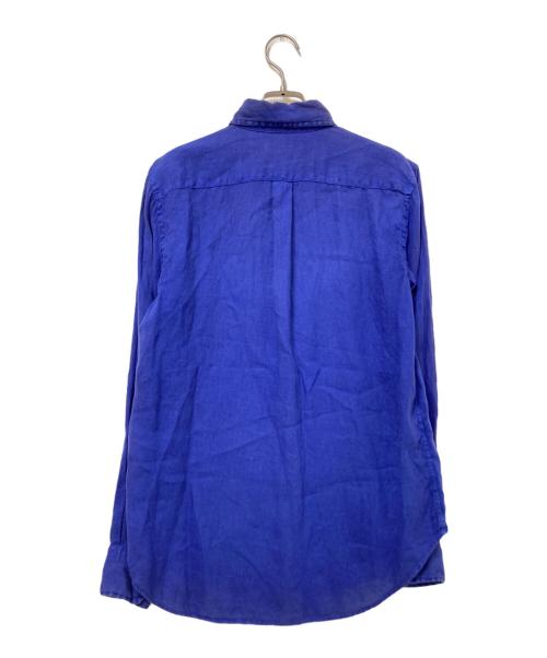 RALPH LAUREN（ラルフローレン）RALPH LAUREN (ラルフローレン) リネンBDシャツ ネイビー サイズ:Sの古着・服飾アイテム
