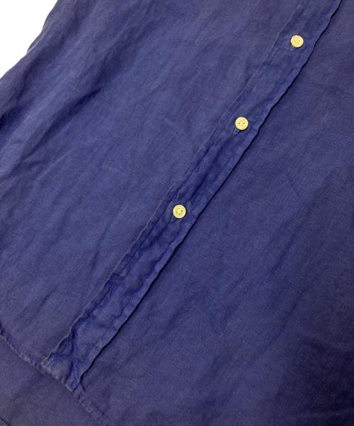 RALPH LAUREN（ラルフローレン）RALPH LAUREN (ラルフローレン) リネンBDシャツ ネイビー サイズ:Sの古着・服飾アイテム