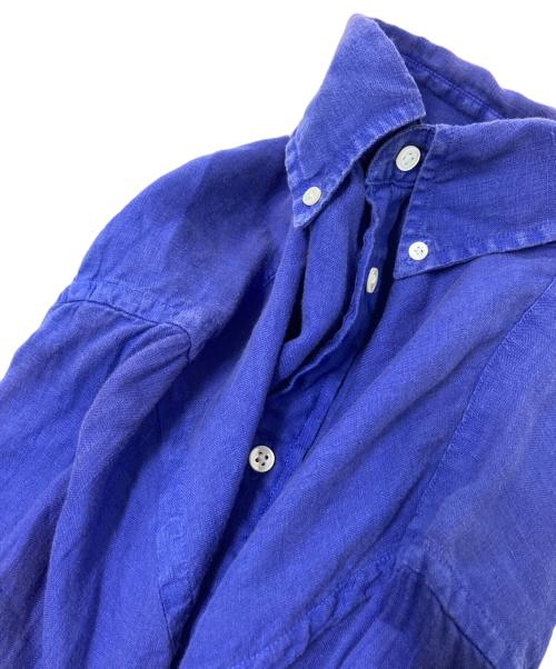 RALPH LAUREN（ラルフローレン）RALPH LAUREN (ラルフローレン) リネンBDシャツ ネイビー サイズ:Sの古着・服飾アイテム
